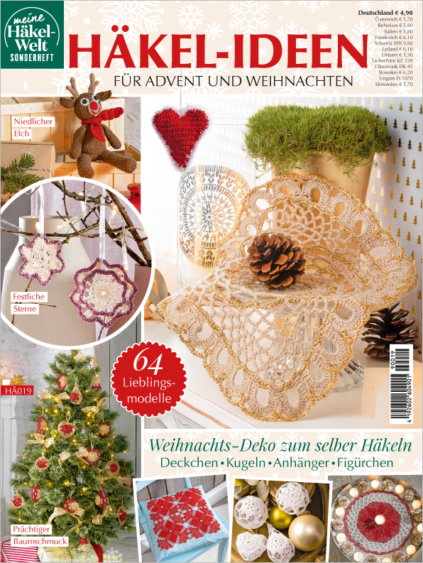 Meine Häkelwelt HÄ 019 - Häkel-Ideen für Advent und Weihnachten