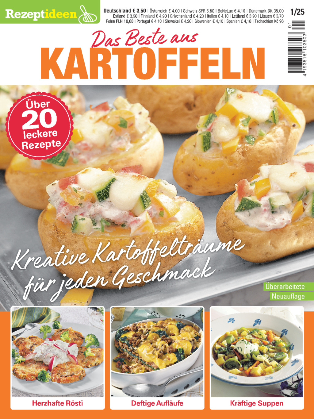 Rezeptideen 1/25 - Kartoffeln