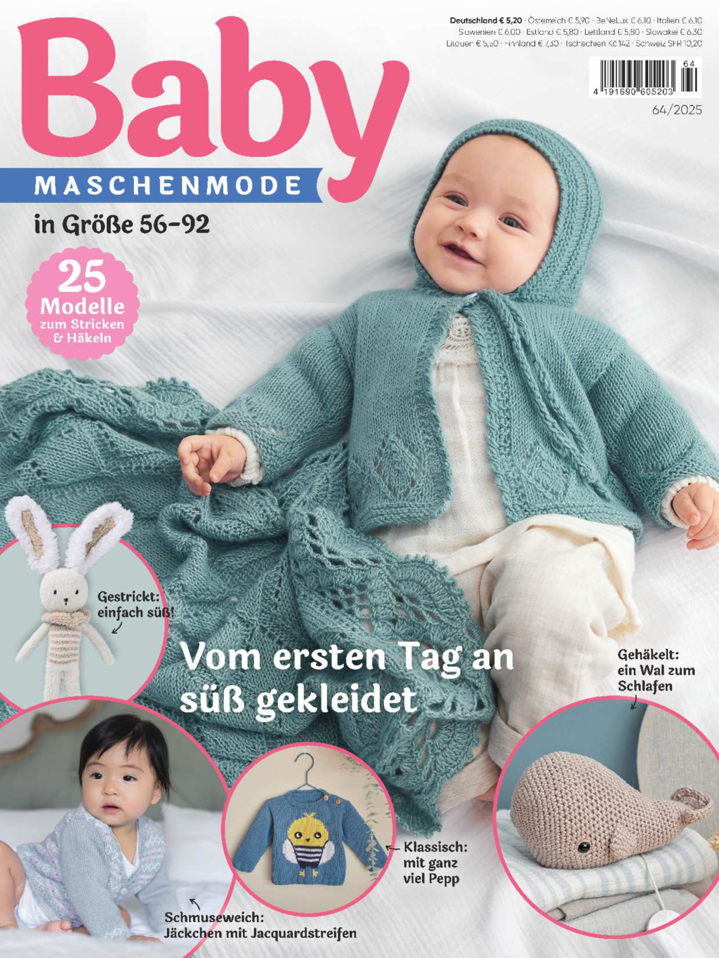 Baby Maschenmode 64/2024 - Vom ersten Tag an süß gekleidet