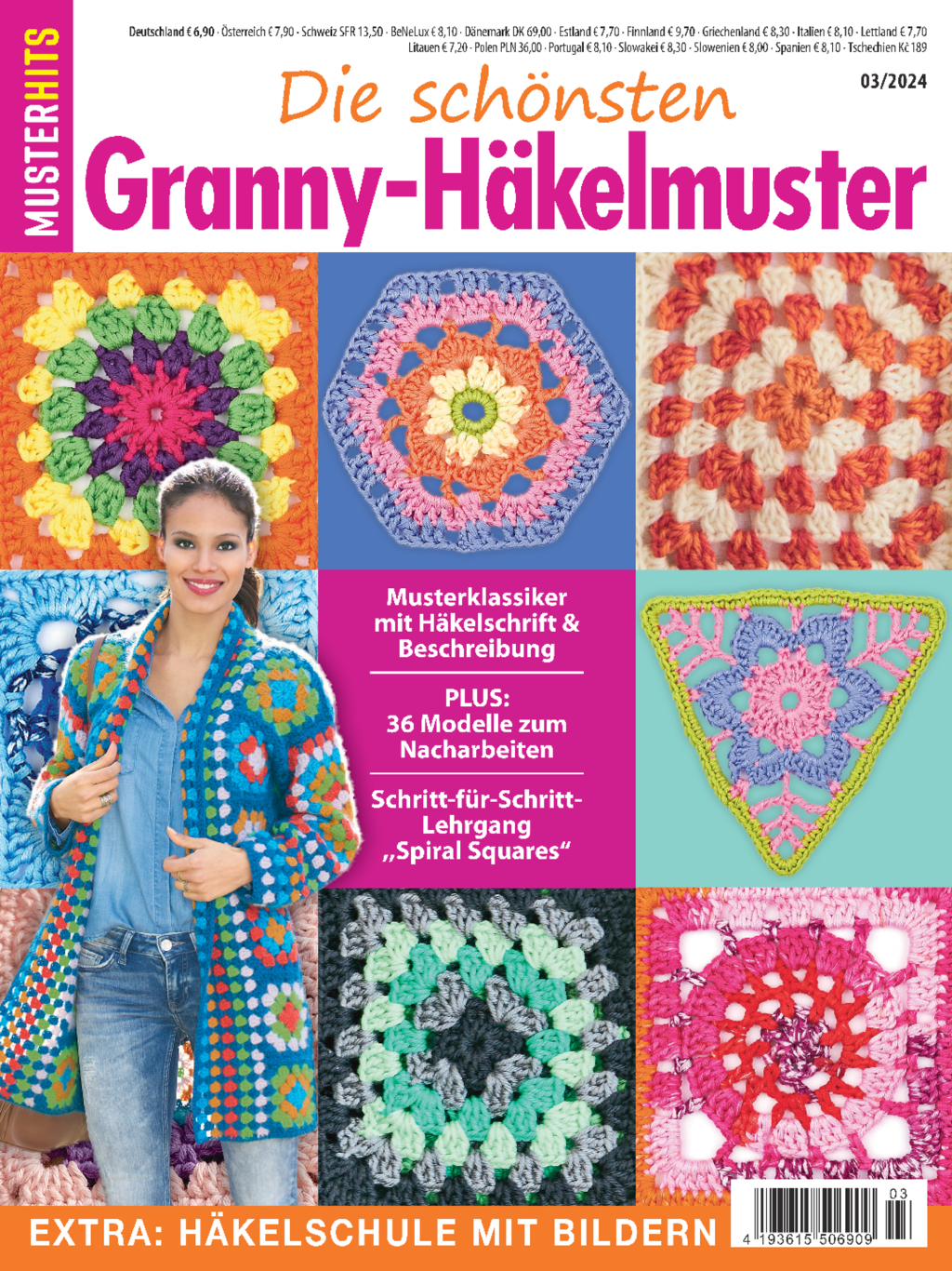 Muster-Hits 3/24 - Die schönsten Granny-Häkelmuster