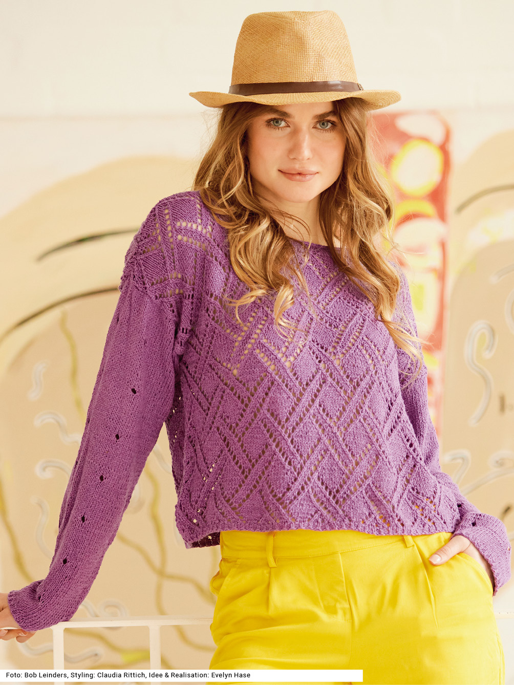 Strickset - Pullover mit Ajourmuster aus Sabrina