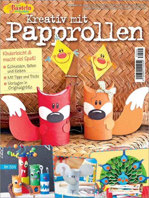 Basteln mit Kindern Spezial BK 554 - Kreativ mit Papprollen