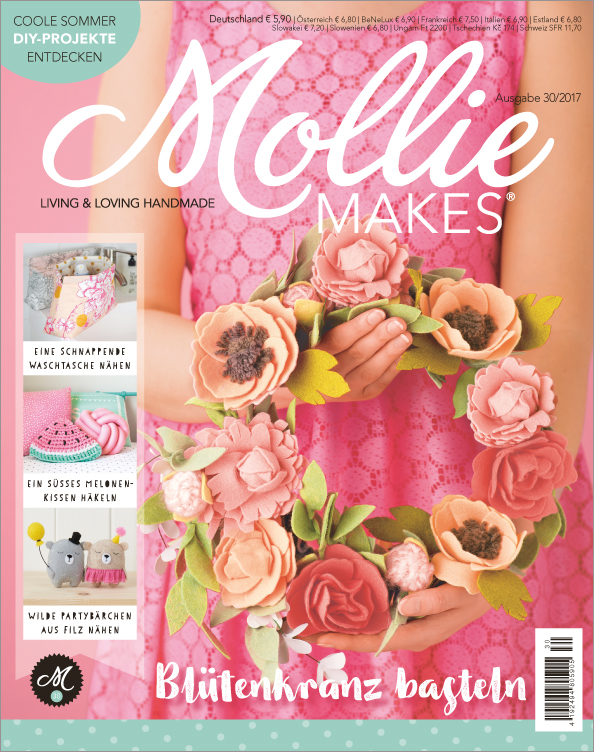 Mollie Makes Nr. 30/2017 - Coole Sommer DIY-Projekte entdecken