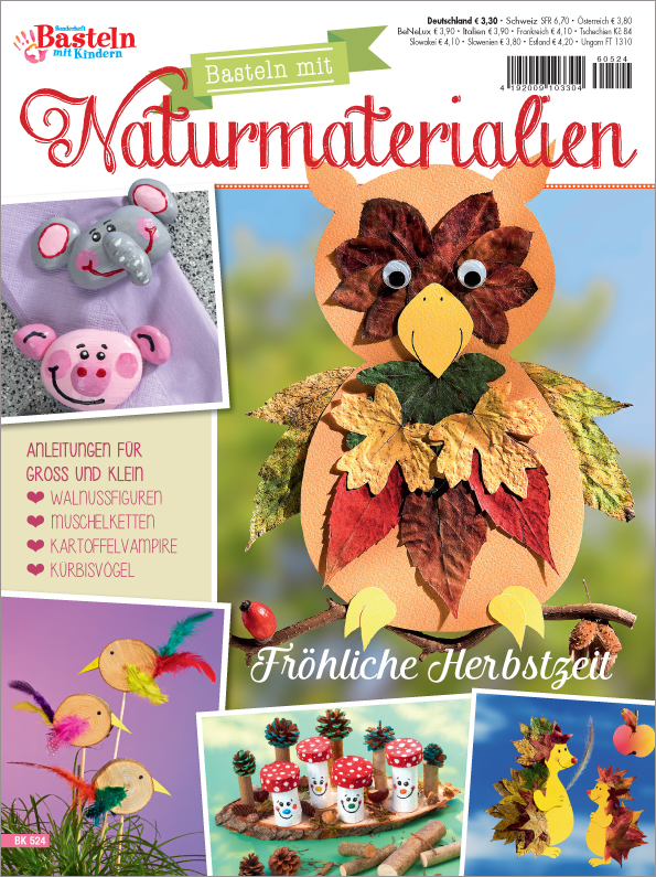 Basteln mit Kindern Spezial BK 524 - Basteln mit Naturmaterialien - Fröhliche Herbstzeit