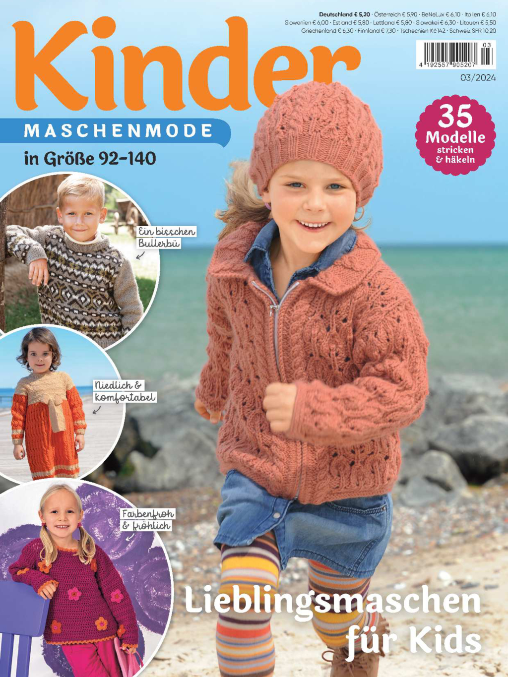 Kinder Maschenmode 3/2024 - Lieblingsmaschen für Kids