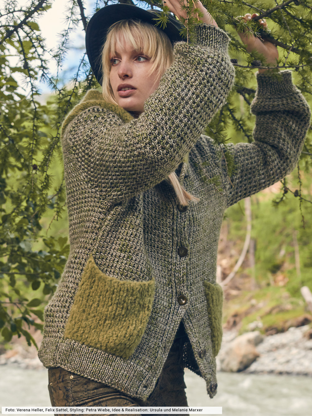 Strickset - Jacke mit Kapuze aus Verena Stricktrends