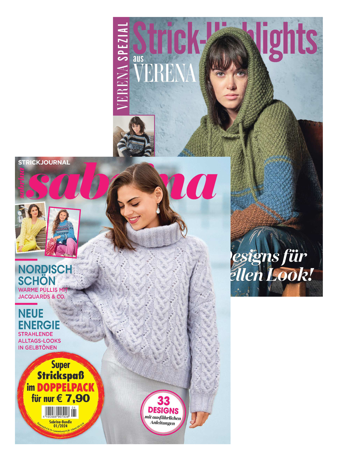 2 Zeitschriften: Sabrina Nr. 01/2024 + V 217