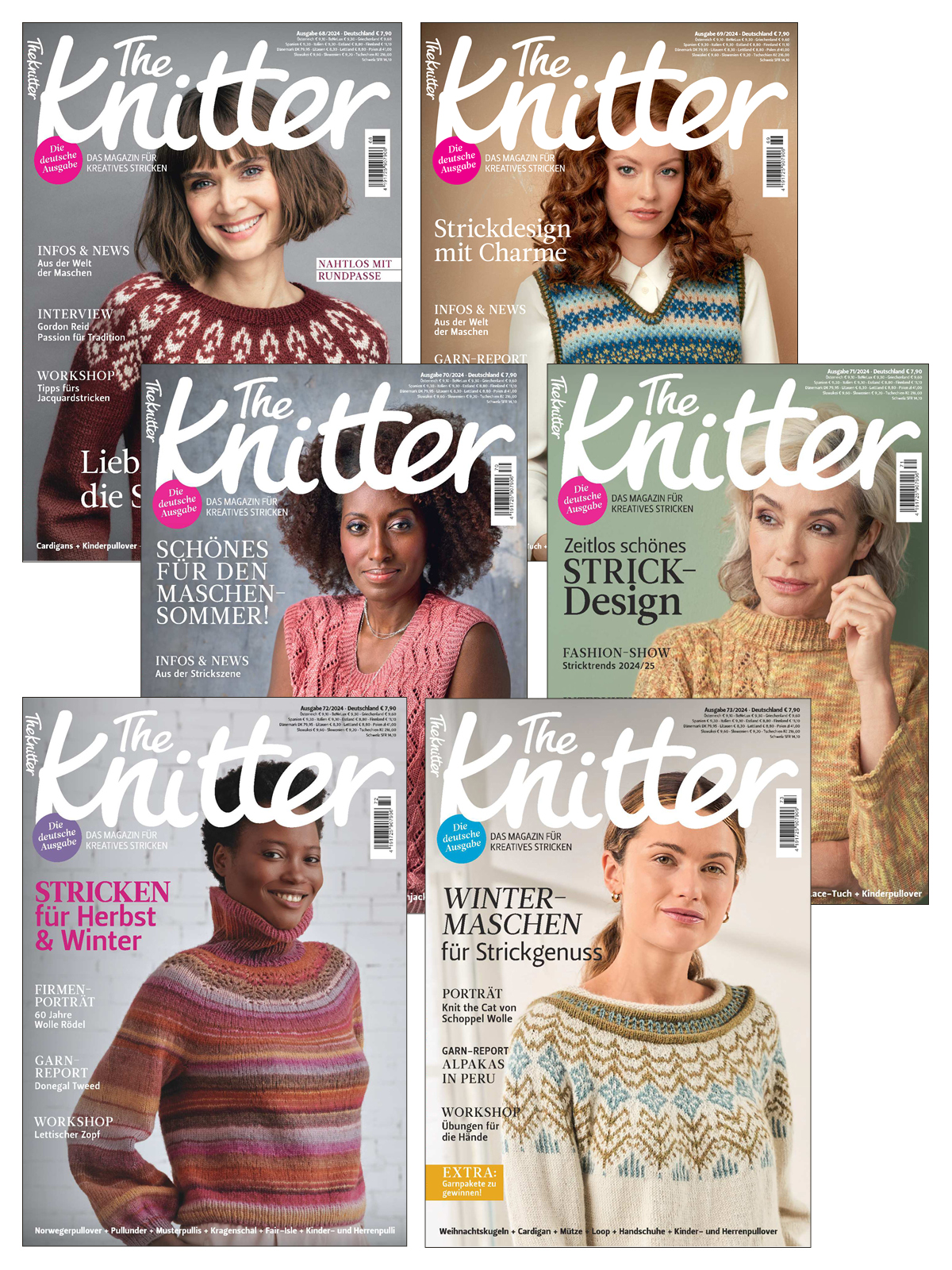 THE KNITTER E-Paper Archiv 2024 - alle Ausgaben als E-Paper Sparpaket