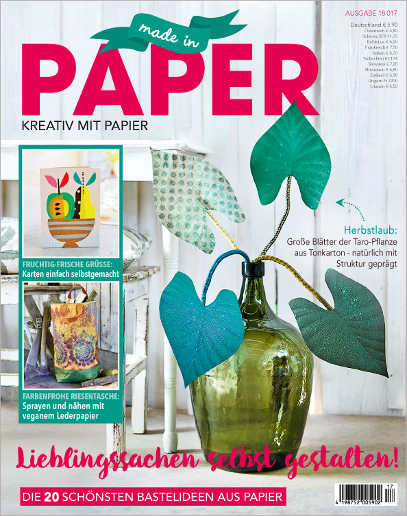 Made in Paper Nr.17/2018 - Lieblingssachen selbst gestalten!