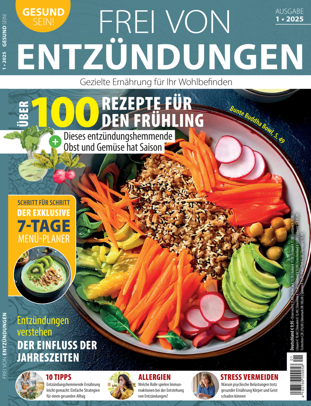 Gesund sein! Nr. 01/2025: Frei von Entzündungen