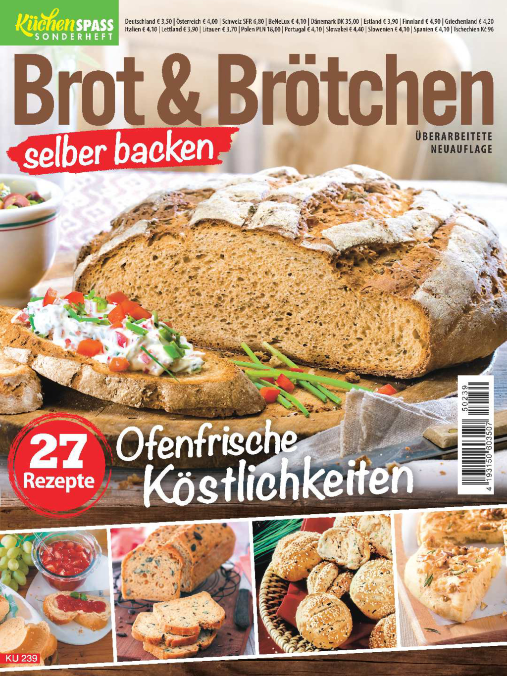 Küchenspaß Sonderheft KU 239 - Brot & Brötchen selber backen