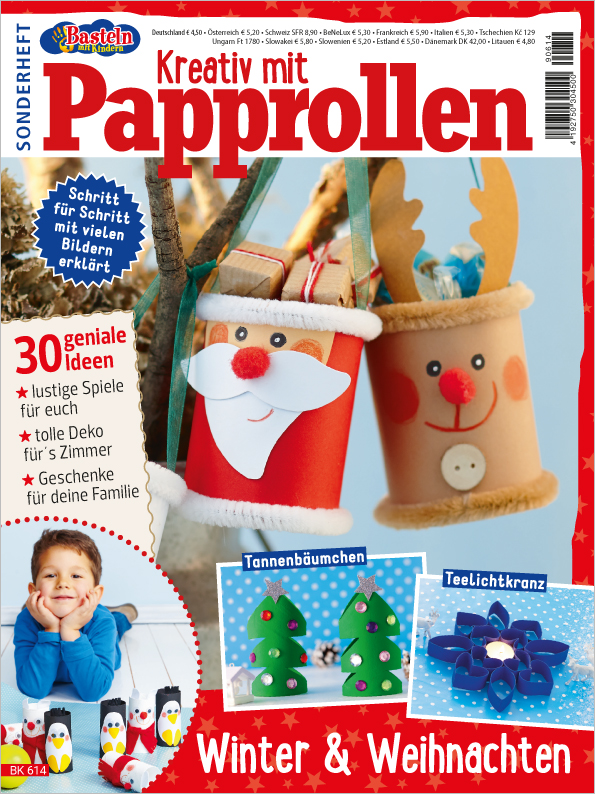 Basteln mit Kindern Sonderheft BK 614 - Kreativ mit Papierrollen