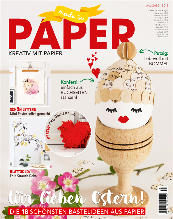 Made in Paper Nr. 15/2018 - Wir lieben Ostern!